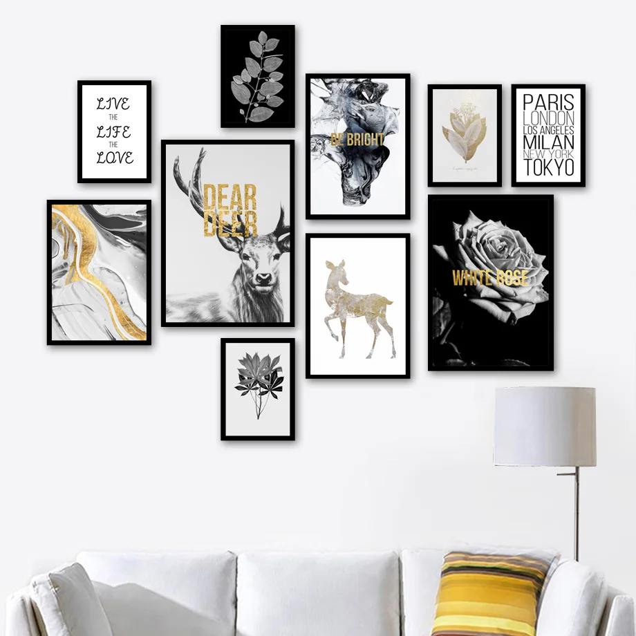 Deer Flower Leaves Smoke Quotes Wall Art Canvas Painting Black White Nordic Posters And Prints Wall Pictures For Living Room
Deer Flower Leaves Smoke Quotes Wall Art Canvas Painting Black White Nordic Posters And Prints Wall Pictures For Living Room