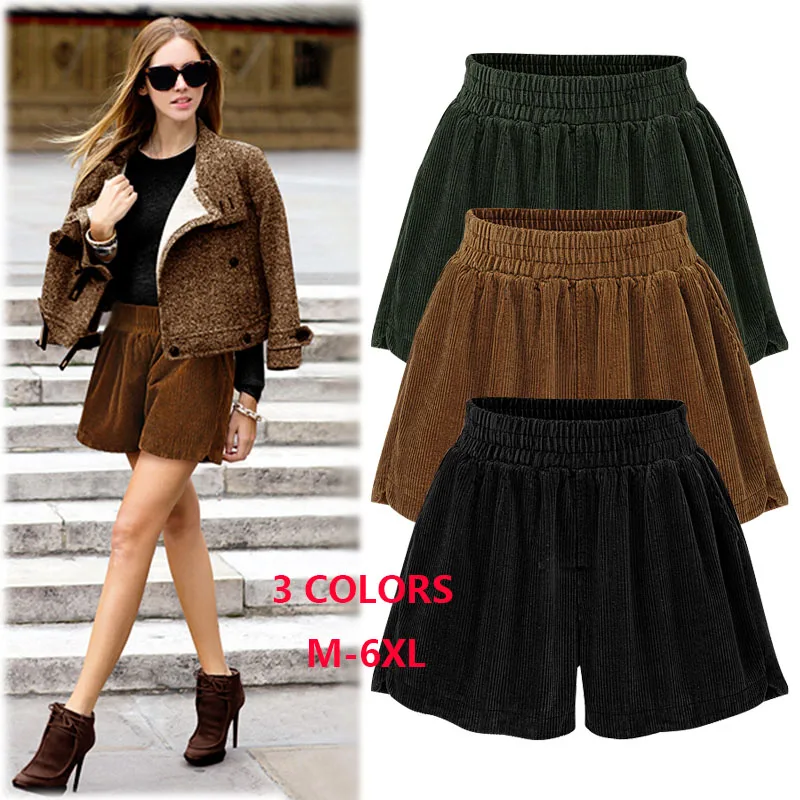 Plus Size Short Pants M - 6XL 3XL 4XL 5XL High Waist Casual Solid Elastic Waist Yellow Green Plus Size Women Clothing Autumn
Plus Size Short Pants M - 6XL 3XL 4XL 5XL High Waist Casual Solid Elastic Waist Yellow Green Plus Size Women Clothing Autumn