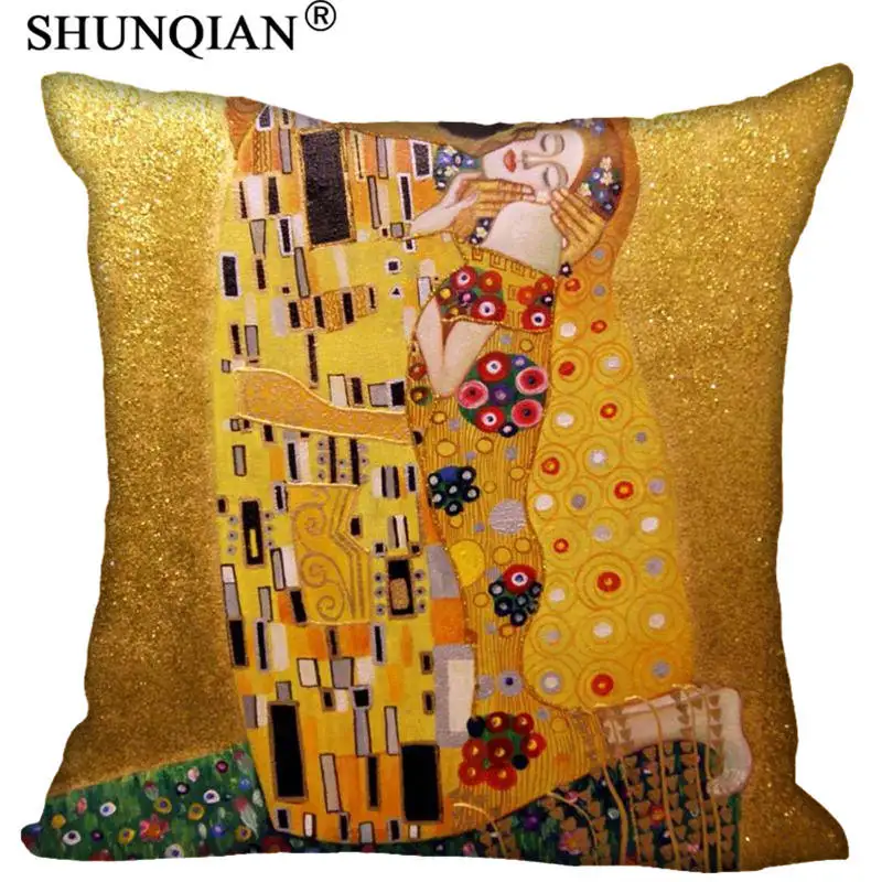 Gustav Klimt The Kiss Custom квадратный, с молнией Подушка Чехол 35x35 см (s) наволочка для подушки
Gustav Klimt The Kiss Custom квадратный, с молнией Подушка Чехол 35x35 см (s) наволочка для подушки