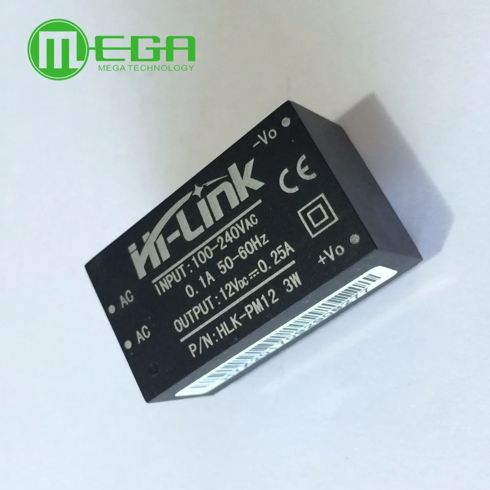 AC-DC 220V to 12V Buck Step Down Power Supply Module Converter Intelligent Household Switch HLK-PM12 UL/CE
AC-DC 220V to 12V Buck Step Down Power Supply Module Converter Intelligent Household Switch HLK-PM12 UL/CE