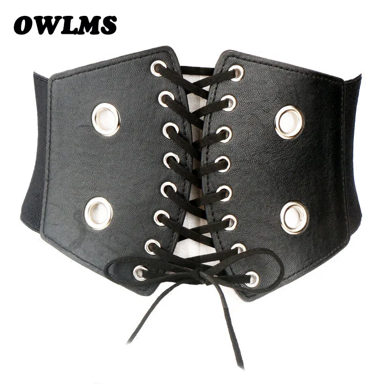 Punk cummerbunds Luxury black elastic design wide cummerbund punk rivet belts dress decorate coat party women belt lady gifts
Punk cummerbunds Luxury black elastic design wide cummerbund punk rivet belts dress decorate coat party women belt lady gifts