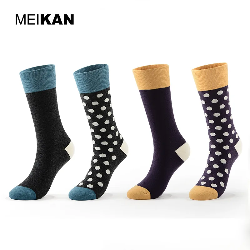 MKJC1811 MEIKAN High Quality Women Full Terry Cotton Socks Purple Blue Dot Breathable Warm Modern Retro Winter Socks 4Pairs/Lot
MKJC1811 MEIKAN High Quality Women Full Terry Cotton Socks Purple Blue Dot Breathable Warm Modern Retro Winter Socks 4Pairs/Lot