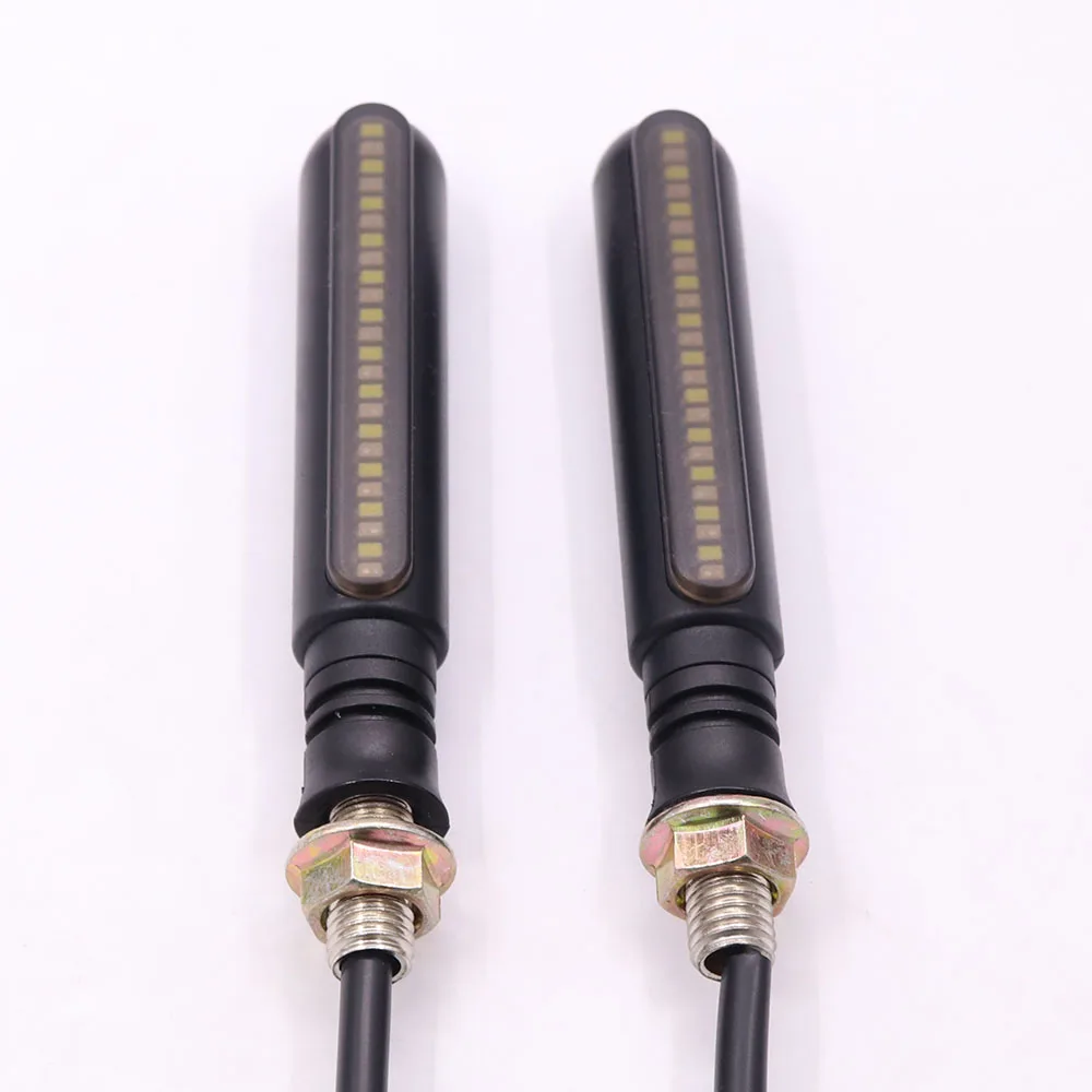 Yetaha 2Pcs LED Motorcycle Turn Signals 4E Mark Flowing Water Flashing Stop Signals Tail Indicator Running Light DRL Flasher 
Yetaha 2Pcs LED Motorcycle Turn Signals 4E Mark Flowing Water Flashing Stop Signals Tail Indicator Running Light DRL Flasher