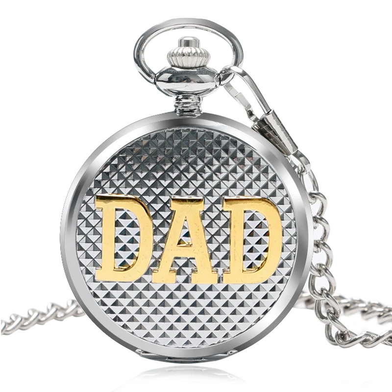 Antique Style Retro DAD Design Pocket Watch Father Watches Dad Father's Day Gift Quartz Pendant Clock P1049C
Antique Style Retro DAD Design Pocket Watch Father Watches Dad Father's Day Gift Quartz Pendant Clock P1049C