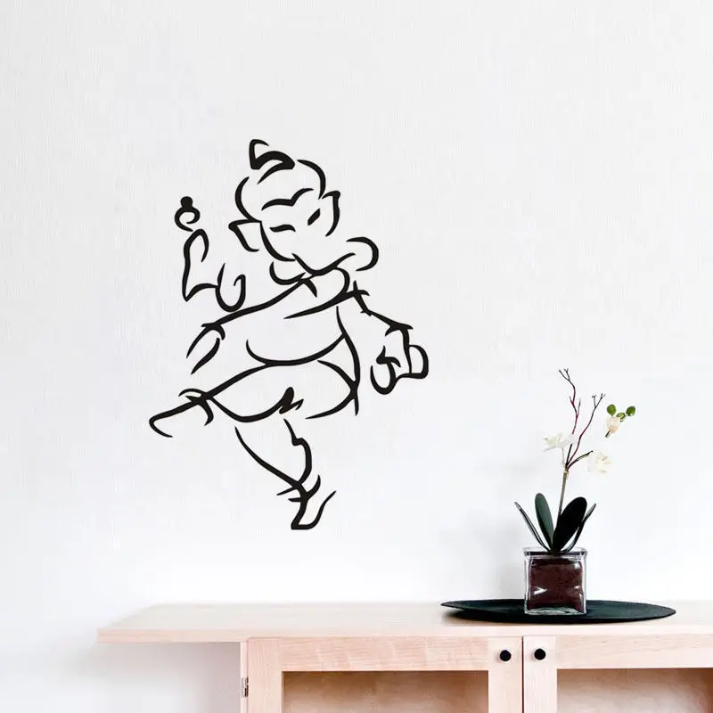Wall Sticker Removable Indian Elephant Home Wall Decal Wall Mural Art Yoga Decoration Room Wall Poster Living Room Decor Y-504
Wall Sticker Removable Indian Elephant Home Wall Decal Wall Mural Art Yoga Decoration Room Wall Poster Living Room Decor Y-504