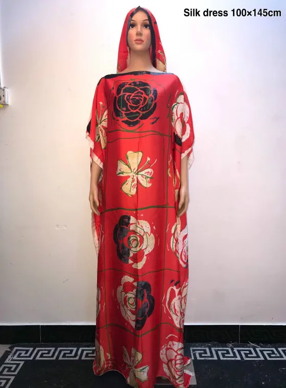 2019 Fashion rose flower pattern summer Silk maix dress 2019 robe women dress Size 145cm x 100cm African dresses for women
2019 Fashion rose flower pattern summer Silk maix dress 2019 robe women dress Size 145cm x 100cm African dresses for women