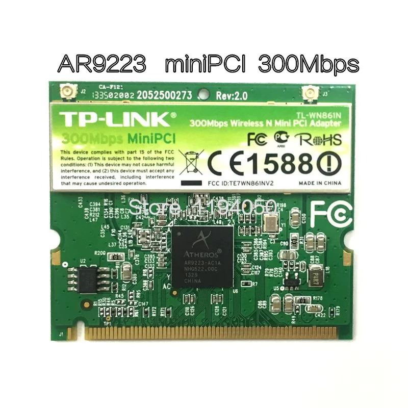 WDXUN Atheros AR9223 300 Мбит/с мини PCI беспроводной N WiFi адаптер Mini WLAN карта для Acer Asus Dell Toshiba