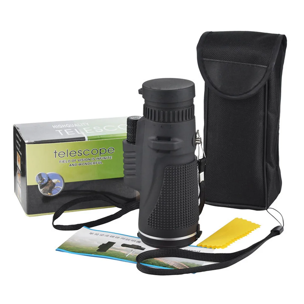 10X42 BAK7 FMC Green Film HD Zoom Monocular Telescope for Outdoor Travelling Hunting Camping Bird Watching
10X42 BAK7 FMC Green Film HD Zoom Monocular Telescope for Outdoor Travelling Hunting Camping Bird Watching