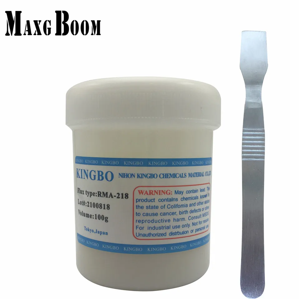 KINGBO RMA 218 100 г Бессвинцовая паяльная флюс-паста для SMT BGA реболлирования Пайки Сварочного ремонта без очистки + ESD скребок
KINGBO RMA 218 100 г Бессвинцовая паяльная флюс-паста для SMT BGA реболлирования Пайки Сварочного ремонта без очистки + ESD скребок