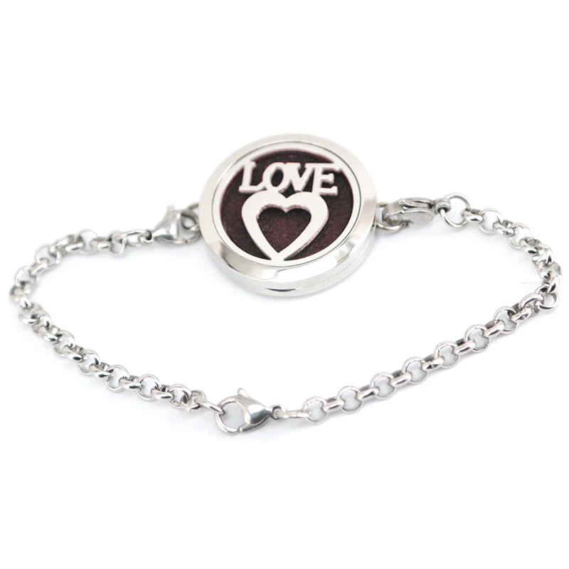 5 шт. эфирные масла для ароматерапии Love Heart, нержавеющая сталь, парфюмерный диффузор, медальон, браслет (length7-8 "), включает 30 шт. подушечек
5 шт. эфирные масла для ароматерапии Love Heart, нержавеющая сталь, парфюмерный диффузор, медальон, браслет (length7-8 "), включает 30 шт. подушечек