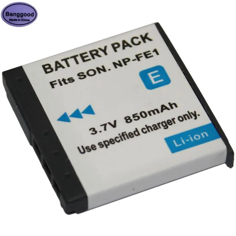 3.7V 850mAh NP-FE1 NPFE1 NP FE1 Digital Camera Battery for Sony Cyber-shot DSC-T7 DSC-P2 DSC-P3 DSC-P5 DSC-P9 DSC-P7 DSC-P10
3.7V 850mAh NP-FE1 NPFE1 NP FE1 Digital Camera Battery for Sony Cyber-shot DSC-T7 DSC-P2 DSC-P3 DSC-P5 DSC-P9 DSC-P7 DSC-P10