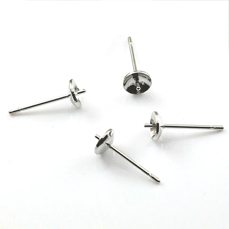 New Fashion Style Stud Earrings 500pcs 5*14mm Rhodium Silver Ear Studs settings For DIY Jewelry Making
New Fashion Style Stud Earrings 500pcs 5*14mm Rhodium Silver Ear Studs settings For DIY Jewelry Making