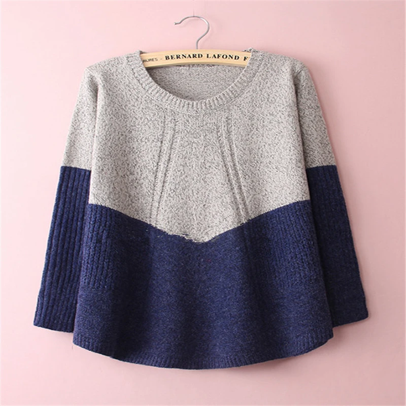 WomenWinter Fall Tops And Shirts Sweaters Fashion Autumn Nice Patchwork Knitted Sweater Pullover Loose Long Sleeve O Neck A888
WomenWinter Fall Tops And Shirts Sweaters Fashion Autumn Nice Patchwork Knitted Sweater Pullover Loose Long Sleeve O Neck A888
