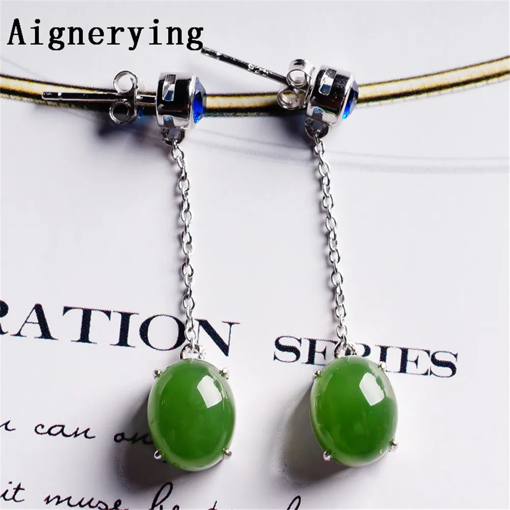Vintage Earings 925 sterling Silver Hollow Blue Natural Green Jade Fine Jewelry Trend Cute For Women Gift Tray with Box
Vintage Earings 925 sterling Silver Hollow Blue Natural Green Jade Fine Jewelry Trend Cute For Women Gift Tray with Box