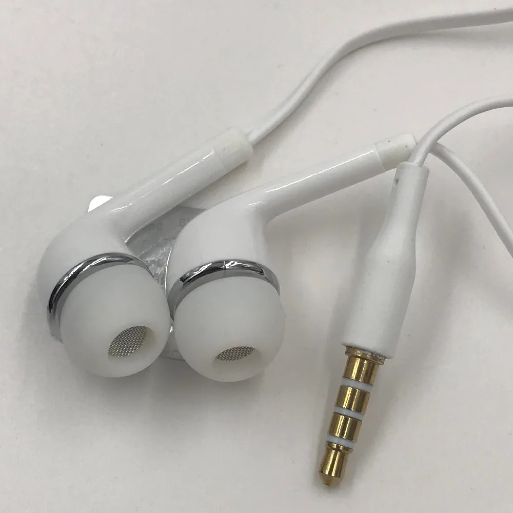 3.5mm Classical Earphone White Headset With Mic Original In-Ear HeadSet For all phones earphones & headsets 1Pcs | Электроника