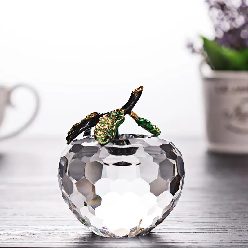2019 New Arrive Fashion Luxurious Crystal Glass Apple Decor 60mm Wedding Gifts Desktop Decoration Best Gift For Friend
2019 New Arrive Fashion Luxurious Crystal Glass Apple Decor 60mm Wedding Gifts Desktop Decoration Best Gift For Friend