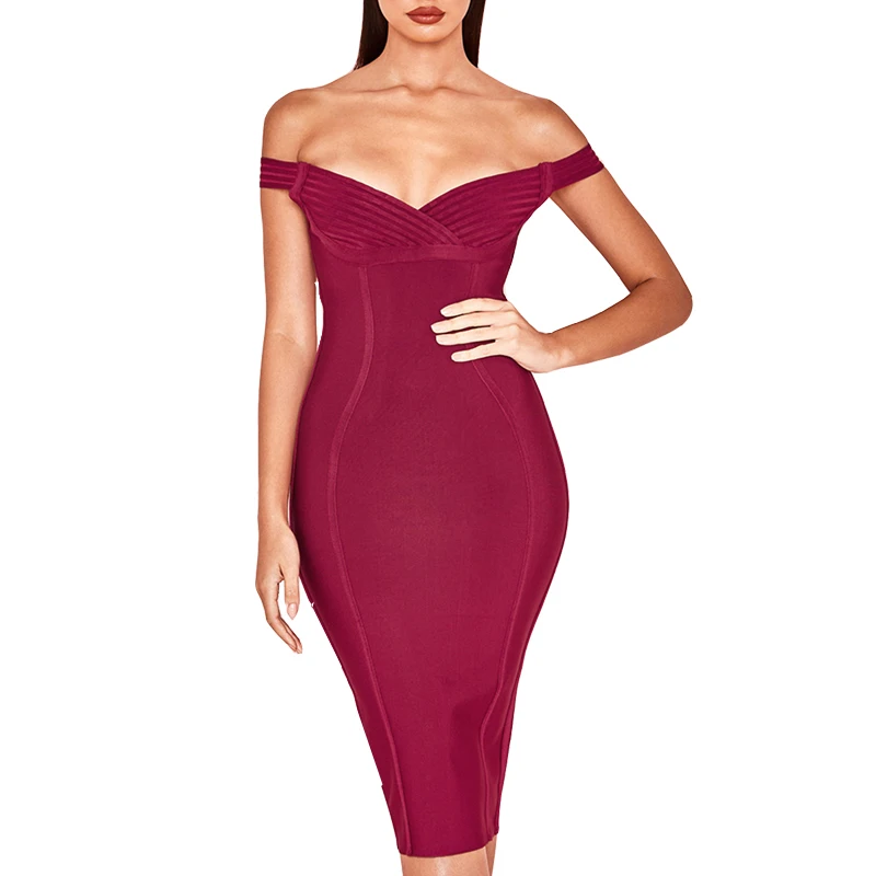 2019 Summer Vestidos Verano Elegant Wine Red Off Shoulder Rayon Bandage Dresses Sexy V- neck Parties Wedding For Women
2019 Summer Vestidos Verano Elegant Wine Red Off Shoulder Rayon Bandage Dresses Sexy V- neck Parties Wedding For Women