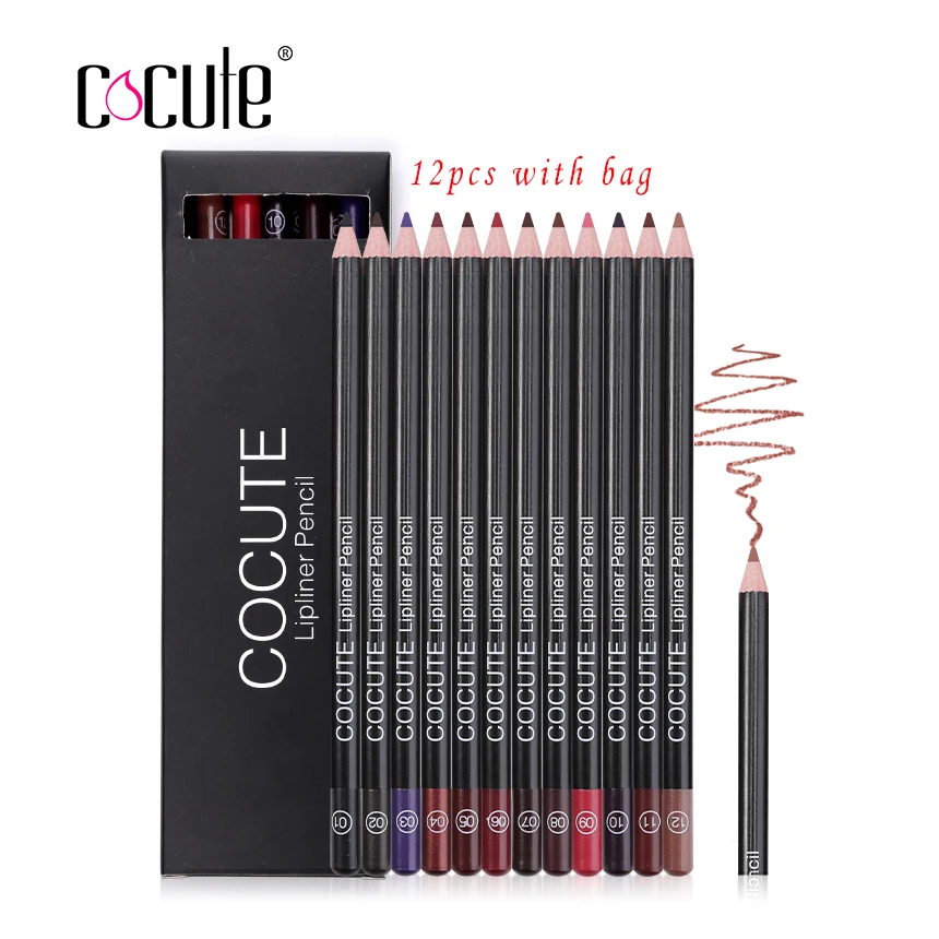 12pcs Colors Professional Lipliner Pencil Waterproof Lip Liner Contour Cosmetic Multi-Colors Lipliner Pen Makeup Set
12pcs Colors Professional Lipliner Pencil Waterproof Lip Liner Contour Cosmetic Multi-Colors Lipliner Pen Makeup Set