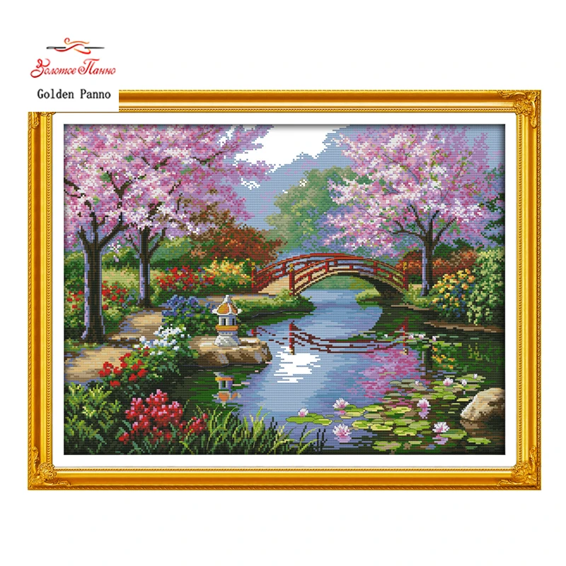 Golden Panno,Needlework,DIY DMC Cross stitch,Sets For Embroidery kit Park views home decoration Counted Cross-Stitching 0123
Golden Panno,Needlework,DIY DMC Cross stitch,Sets For Embroidery kit Park views home decoration Counted Cross-Stitching 0123