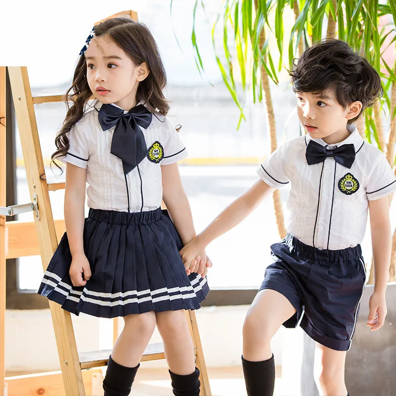 Kid's Clothing Set for Primary Secondary Students, Japanese School Uniform for Girls and Boys, Kindergarten Summer Shirt, Navy S
Kid's Clothing Set for Primary Secondary Students, Japanese School Uniform for Girls and Boys, Kindergarten Summer Shirt, Navy S