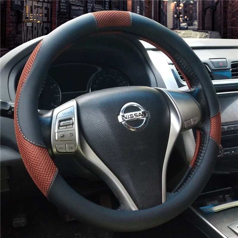 Car Steering Wheel Cover 37-38CM PU Leather For Rogue Sport Hybrid 2017 - 2019 2020 Qashqai 2019 2020 Braid Cover
Car Steering Wheel Cover 37-38CM PU Leather For Rogue Sport Hybrid 2017 - 2019 2020 Qashqai 2019 2020 Braid Cover