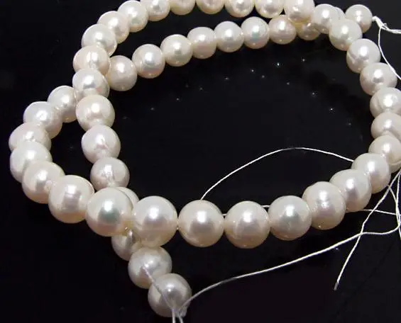 Unique Pearls jewellery Store,8mm White Freshwater Pearl Loose Beads One Full Strand DIY Pearl Necklace Material,LS3-22
Unique Pearls jewellery Store,8mm White Freshwater Pearl Loose Beads One Full Strand DIY Pearl Necklace Material,LS3-22