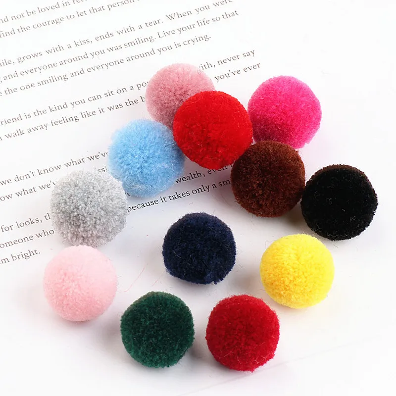 100pcs Fashion Colored hair balls Pompom Beads 15mm 20mm pendant Earrings Drop charm Ear Studs tag Jewelry handmade DIY material
100pcs Fashion Colored hair balls Pompom Beads 15mm 20mm pendant Earrings Drop charm Ear Studs tag Jewelry handmade DIY material