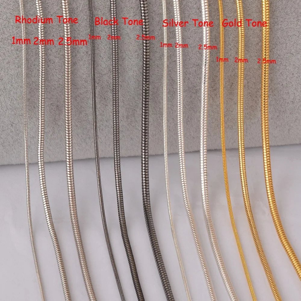 1 piece Width 2mmSnake chain necklace by roll For Diy Jewelry Making Chain for Pendant Necklace Bracelet
1 piece Width 2mmSnake chain necklace by roll For Diy Jewelry Making Chain for Pendant Necklace Bracelet