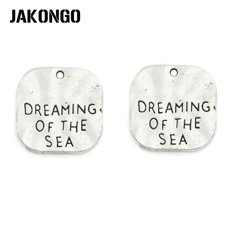 10pcs Antique Silver Plated Dream of Sea Charms Pendants for Bracelet Jewelry Making DIY Necklace Craft 19x19mm
10pcs Antique Silver Plated Dream of Sea Charms Pendants for Bracelet Jewelry Making DIY Necklace Craft 19x19mm