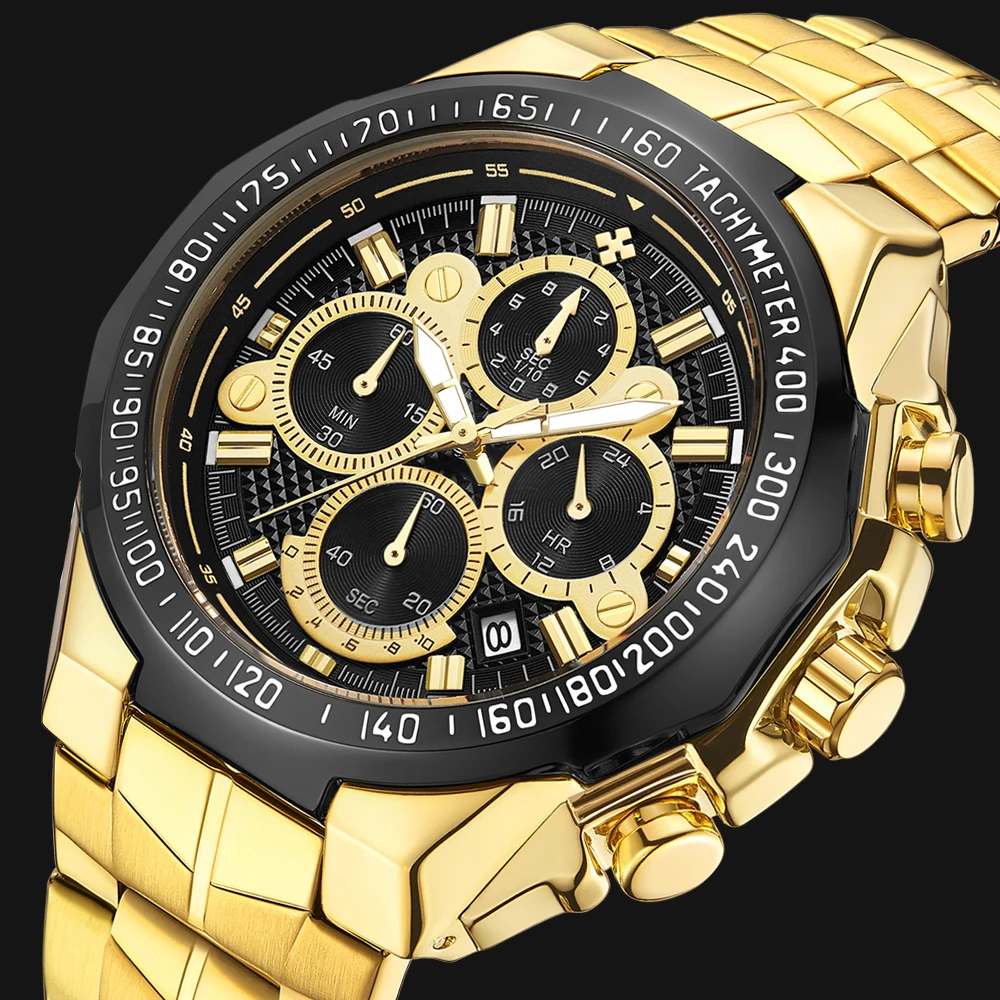 WWOOR Luxury Fashion Steel Strap Watch Men Quartz-watch Casual Male Sports Business Wristwatch Gold Clock Relogio Masculino
WWOOR Luxury Fashion Steel Strap Watch Men Quartz-watch Casual Male Sports Business Wristwatch Gold Clock Relogio Masculino