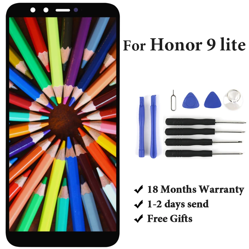 ЖК дисплей для HUAWEI Honor 9 LITE LLD L31 AL10 с дигитайзером и сенсорным экраном совместимый