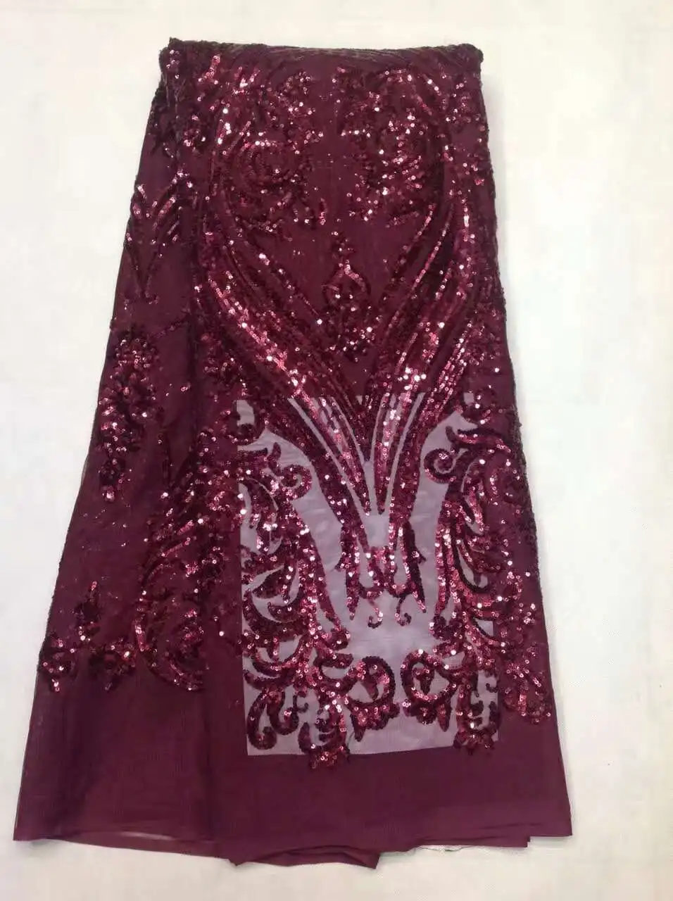 Wholesale Sequins Embroidered African Guipure French lace fabric blue color High quality mesh tulle cord lace fabric for wedding
Wholesale Sequins Embroidered African Guipure French lace fabric blue color High quality mesh tulle cord lace fabric for wedding
