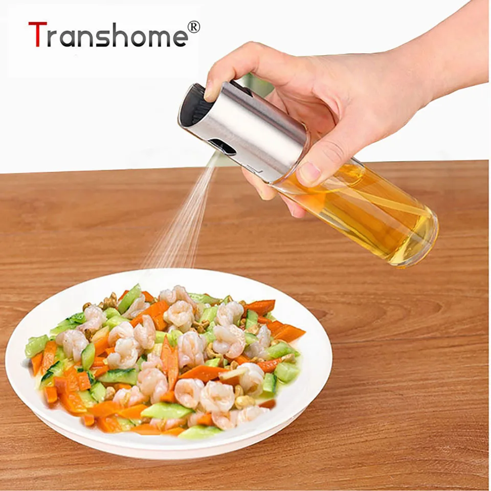 Transhome Glass Olive Spraying Oil Bottle Sprayer Stainless Steel Oil Spice Tools Leak-proof Spice Kitchenware Tools
Transhome Glass Olive Spraying Oil Bottle Sprayer Stainless Steel Oil Spice Tools Leak-proof Spice Kitchenware Tools