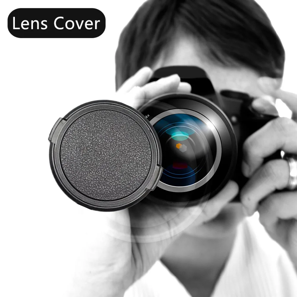 Защитная крышка для объектива камеры Centechia 49 52 55 58 62 67 72 77 мм передняя Canon Nikon Pentax