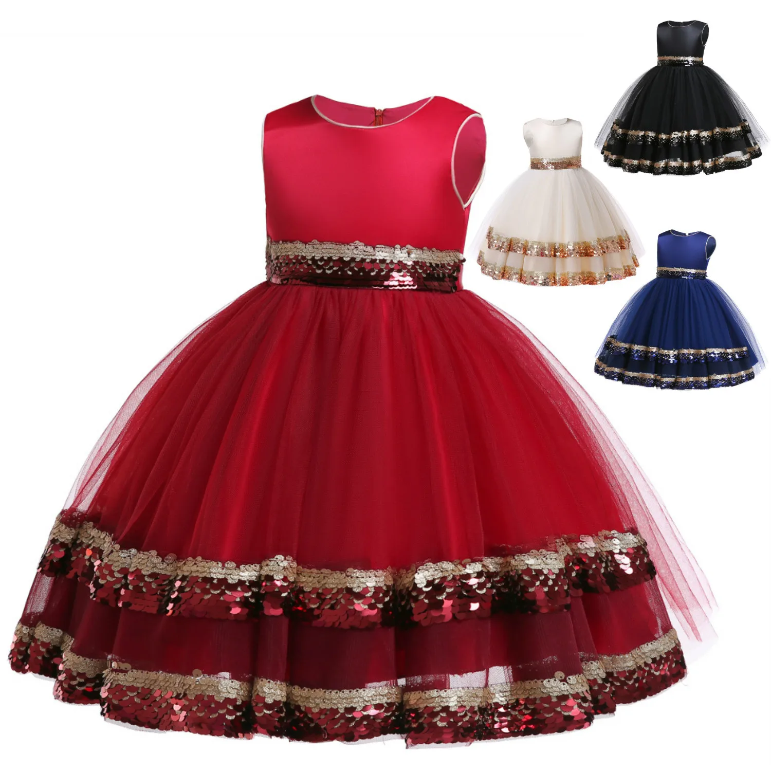 2022 New Summer Wedding Girls Dresses Children Sleeveless Tulle Party Graduation Dress Formal Girls Ball Gown Vestido
2022 New Summer Wedding Girls Dresses Children Sleeveless Tulle Party Graduation Dress Formal Girls Ball Gown Vestido