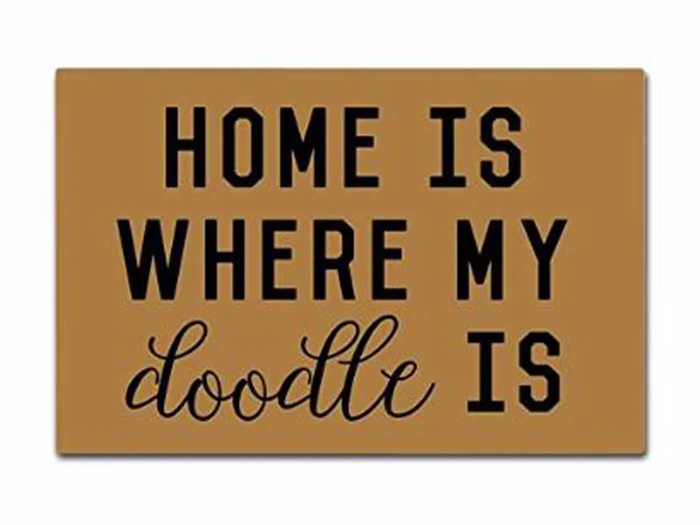 Home Is Where My Doodle Is Doormat Non-Slip Machine Washable Outdoor Indoor Entrance Doormat Bathroom Kitchen Decor Rug Mat
Home Is Where My Doodle Is Doormat Non-Slip Machine Washable Outdoor Indoor Entrance Doormat Bathroom Kitchen Decor Rug Mat