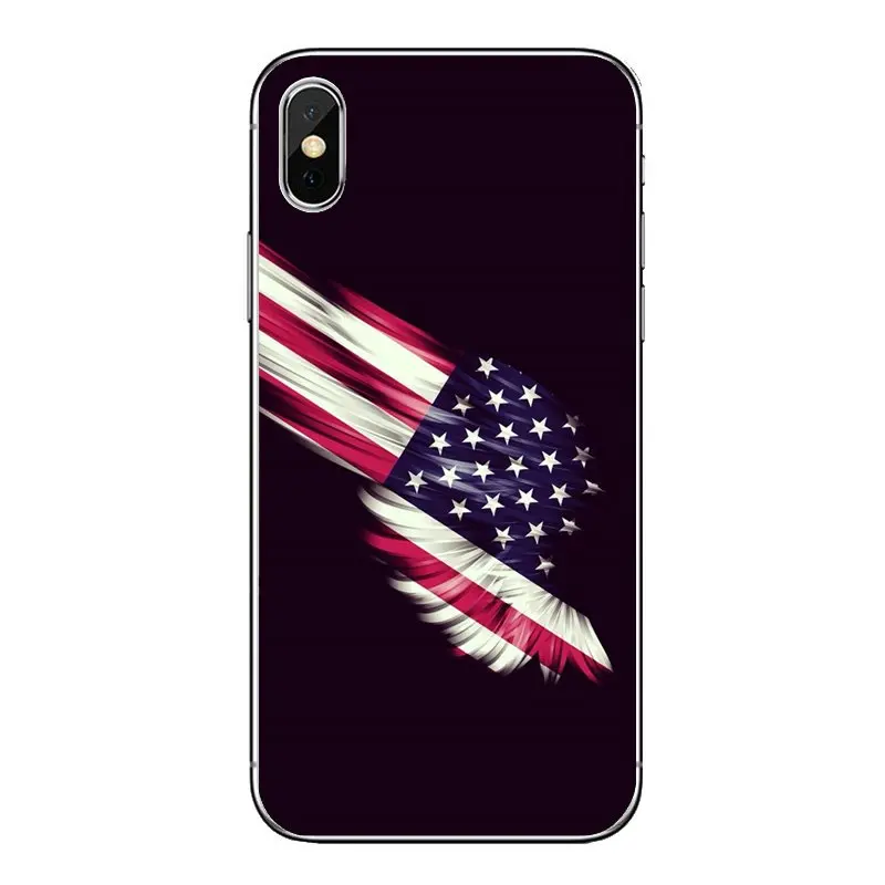 Мягкие TPU чехол телефона американский флаг анонимный работа флаги HD обои для Motorola