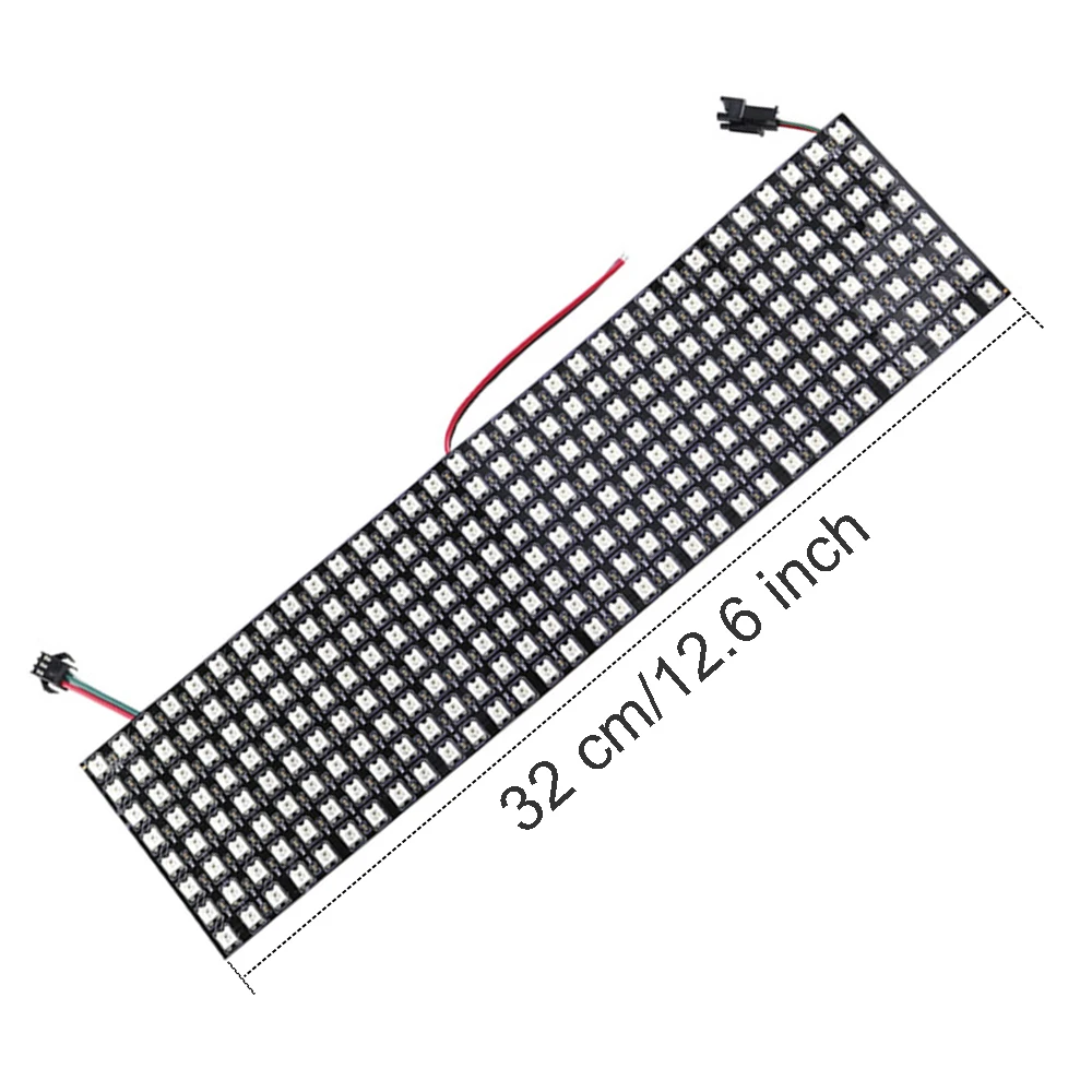 5050 RGB Digital Flexible LED Programmed Panel Screen Individually Addressable Full Color 8*32 Pixel 256 Pixels WS2812B 2812 JQ
5050 RGB Digital Flexible LED Programmed Panel Screen Individually Addressable Full Color 8*32 Pixel 256 Pixels WS2812B 2812 JQ