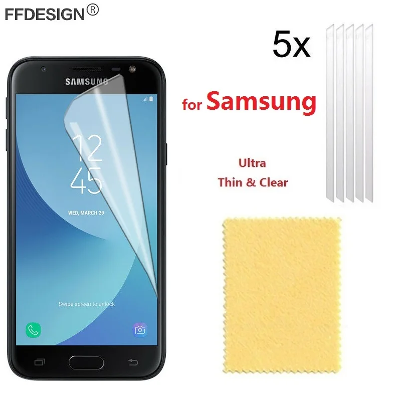 Защитная пленка для экрана Samsung Galaxy J3, J5, J7 2017, для европейской версии J7, J5, J3 2016, защита экрана из фольги, защита от царапин, 5 шт.
Защитная пленка для экрана Samsung Galaxy J3, J5, J7 2017, для европейской версии J7, J5, J3 2016, защита экрана из фольги, защита от царапин, 5 шт.
