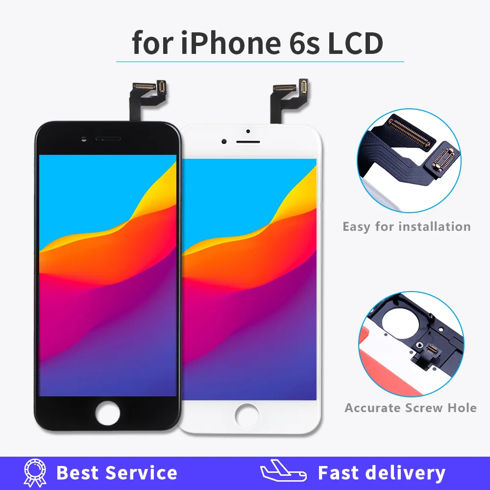 ЖК-дисплей AAA для iPhone 6S A1633 A1700 с 3D сенсорным экраном дигитайзер в сборе закаленная