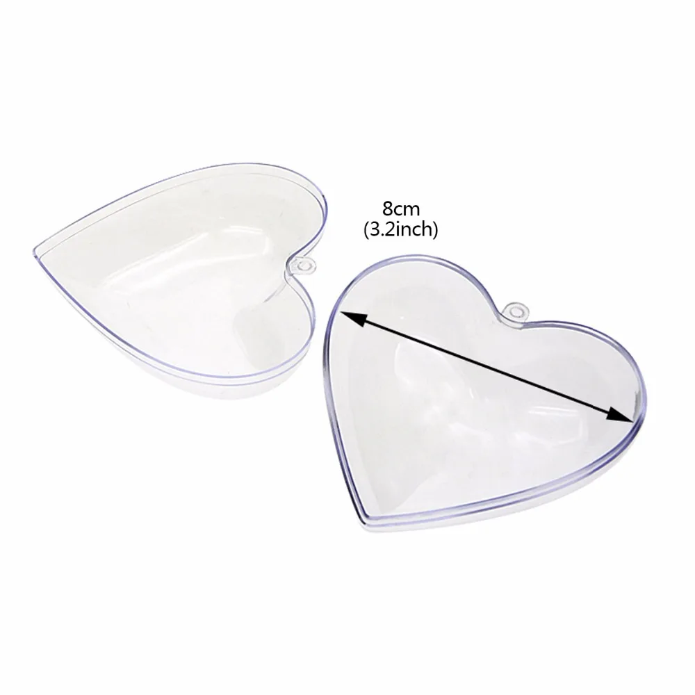 30Pcs Christmas Tree Ball Decoration Heart Shape Clear Bauble Hanging Ornaments Xmas Gift Christmas Balls Home Decorations
30Pcs Christmas Tree Ball Decoration Heart Shape Clear Bauble Hanging Ornaments Xmas Gift Christmas Balls Home Decorations