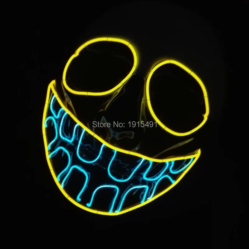 10 Color Available Sparkling Ghost LED Neon Mask Halloween Gift Glittery EL wire Mask as Carnival,Dance Party,DJ,Bar decoration
10 Color Available Sparkling Ghost LED Neon Mask Halloween Gift Glittery EL wire Mask as Carnival,Dance Party,DJ,Bar decoration