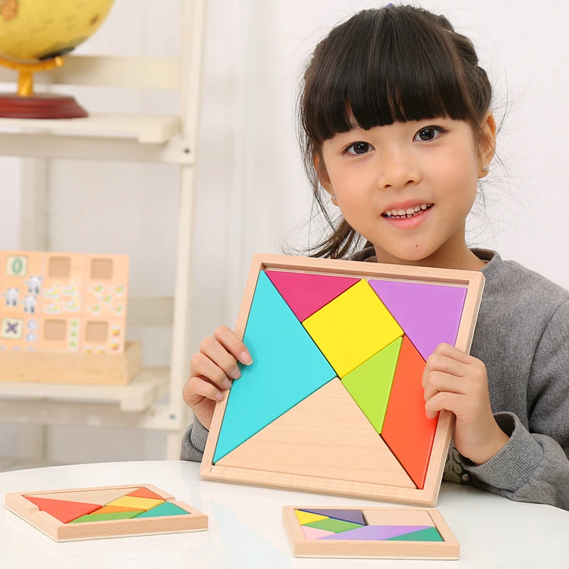 Fun Wooden Geometry Rhombus Tangram Puzzle Shape Cognitive Intellectual Development Children's Toys Kids Enlightenment Toy
Fun Wooden Geometry Rhombus Tangram Puzzle Shape Cognitive Intellectual Development Children's Toys Kids Enlightenment Toy