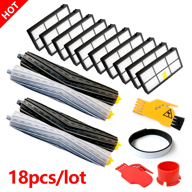 HEPA Filter Debris Extractor side brush Brushes for iRobot Roomba Accessories 800 900 Series 870 880 980
HEPA Filter Debris Extractor side brush Brushes for iRobot Roomba Accessories 800 900 Series 870 880 980