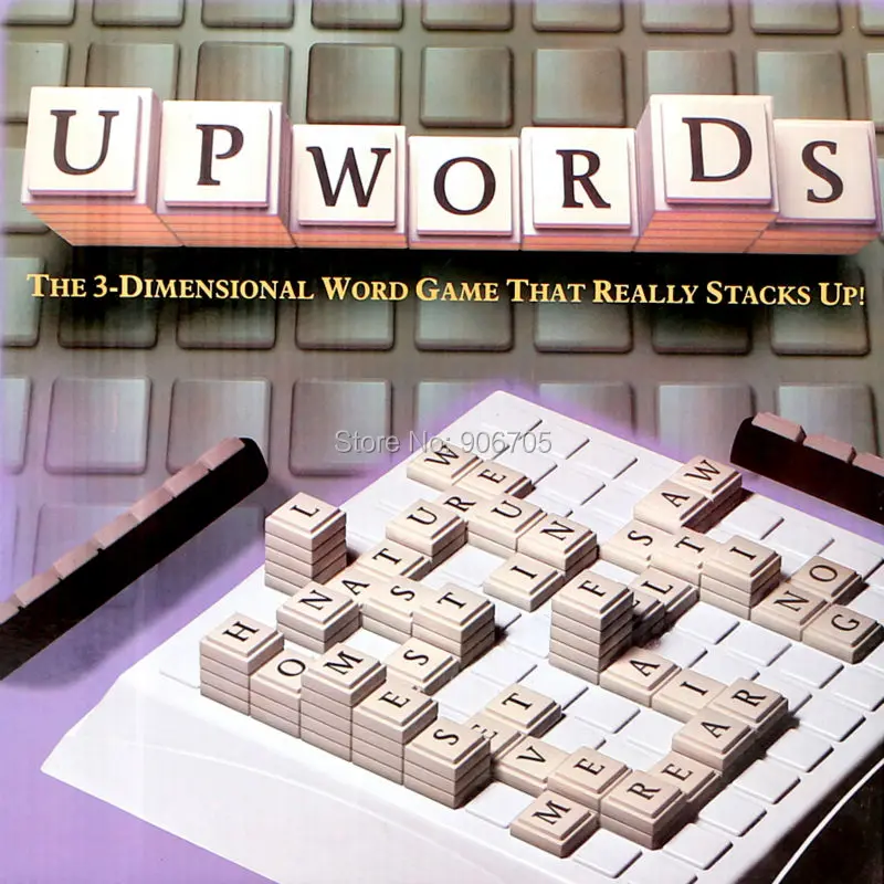 Классическая игра Upwords 3-мерная в слова которая действительно складывается