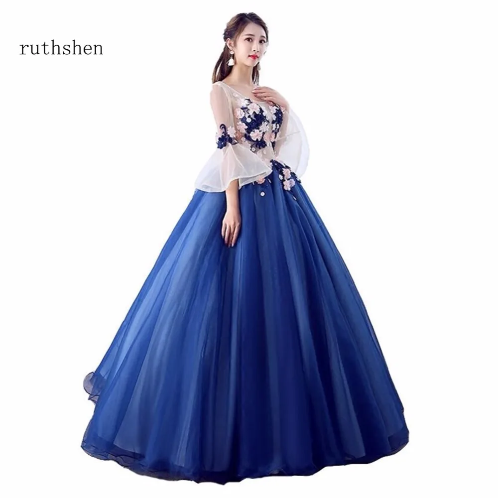 Ruthshen темно-синие платья для Quinceanera с бусинами и цветами из тюля для дебютанта милые бальные платья для 16 девушек для маскарада выпускного ве...
Ruthshen темно-синие платья для Quinceanera с бусинами и цветами из тюля для дебютанта милые бальные платья для 16 девушек для маскарада выпускного ве...