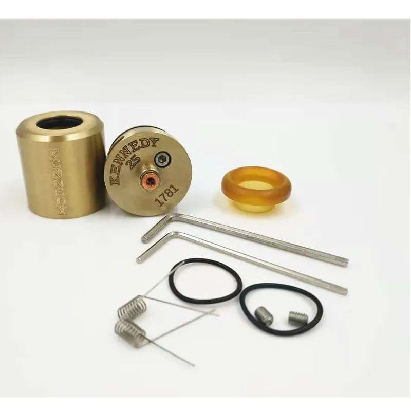 Kennedy 25 RDA Electronic Atomizer Rebuildable tank 25mm diameter 510 thread suitable for Kennedy Vindicator mod kit
Kennedy 25 RDA Electronic Atomizer Rebuildable tank 25mm diameter 510 thread suitable for Kennedy Vindicator mod kit