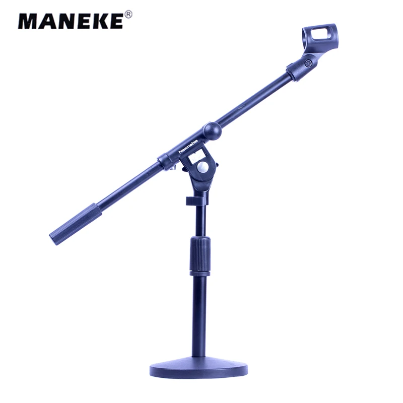 Adjustable Desktop Microphone Stand with Boom Arm 5/8-inch Threaded Mount for Dynamic Condenser Microphones NB-210
Adjustable Desktop Microphone Stand with Boom Arm 5/8-inch Threaded Mount for Dynamic Condenser Microphones NB-210