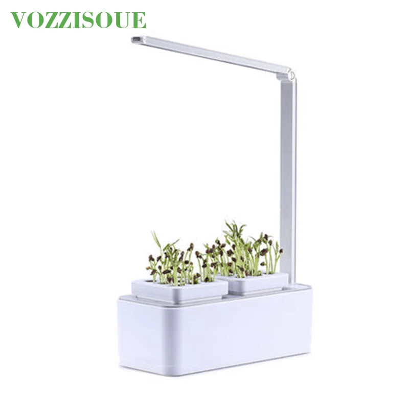 LED Intelligent Lighting Self Watering Pot Modern Technology Automatic Water Absorption Flower Pots Planters Plant Growth Lamp
LED Intelligent Lighting Self Watering Pot Modern Technology Automatic Water Absorption Flower Pots Planters Plant Growth Lamp