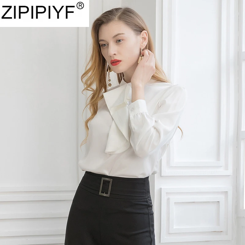 2019 High-End New Spring Streetwear Stand Collar Women Long Sleeve Solid Blouse Fashion Long Sleeve Office Lady Shirt Tops Q095
2019 High-End New Spring Streetwear Stand Collar Women Long Sleeve Solid Blouse Fashion Long Sleeve Office Lady Shirt Tops Q095